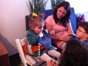 Met Cindy smullen van een lolly :)