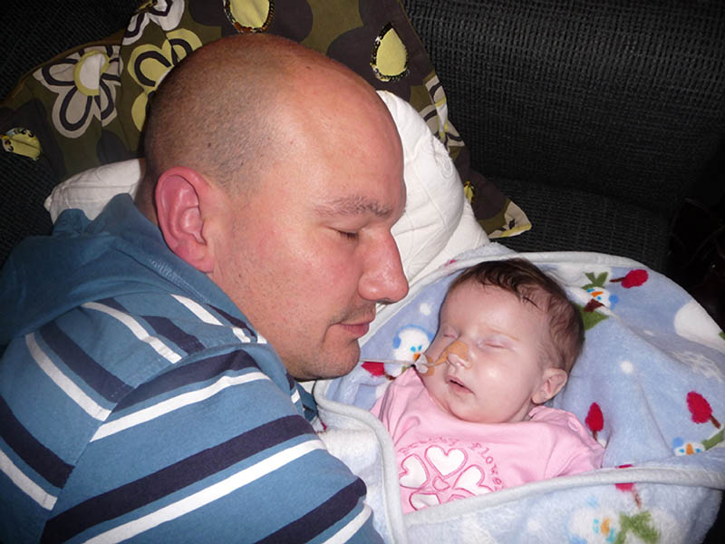 Dutje met papa