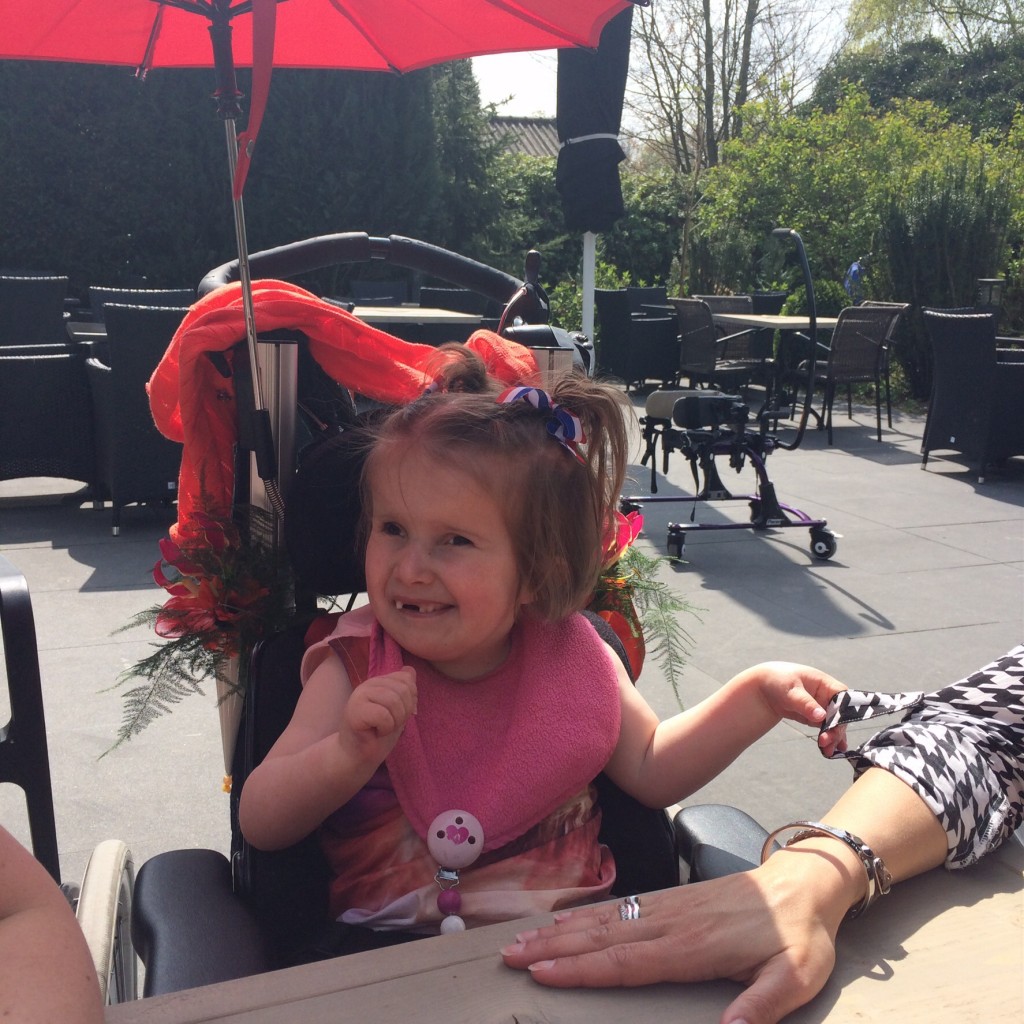 Genieten van de koninklijke lunch