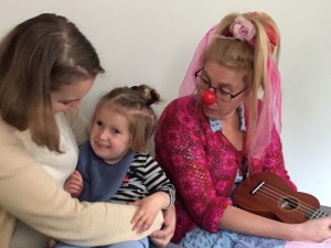 Genieten van het moment met de Cliniclowns vandaag bij Rensis ❤️