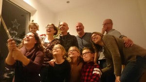 Kerstavond  met Eric, Marlies, Stijn, Juul, Arjen en Cindy 